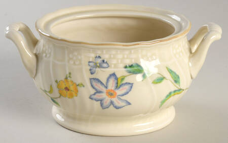 Rose Bouquet Sugar Bowl No Lid