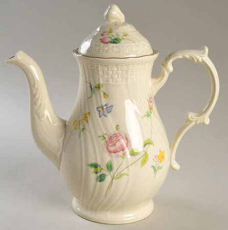 Rose Bouquet Coffee Pot & Lid