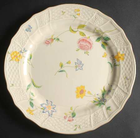Rose Bouquet 12" Chop Plate (Round Platter)