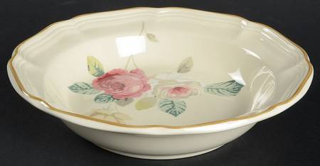 Rose Bowl Rim Soup Bowl