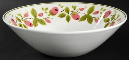 Rose Buds 9" Round Vegetable Bowl