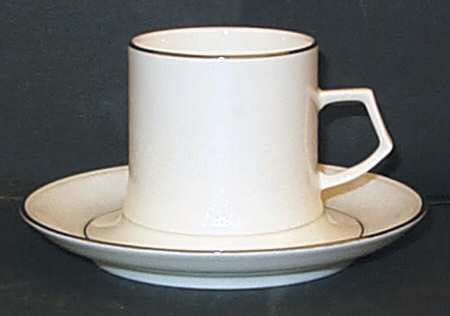 Rochelle Flat Demitasse Cup & Saucer Set