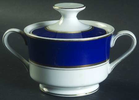 Royal Cobalt Sugar Bowl & Lid