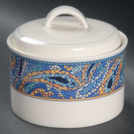 Roman Court Sugar Bowl & Lid