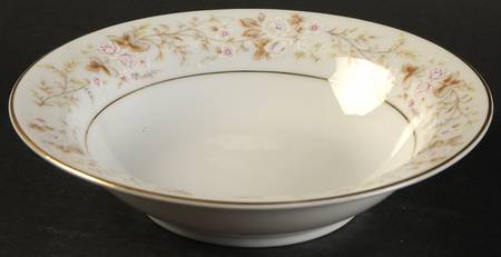 Rose Crest Rim Fruit/Dessert (Sauce) Bowl