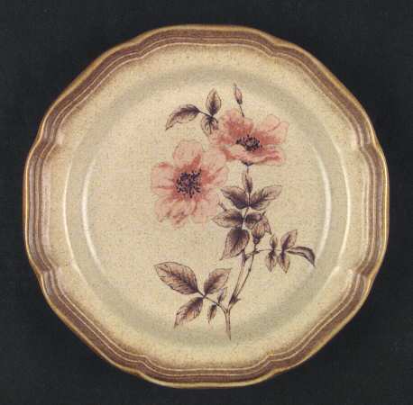 Rose Duet Salad Plate