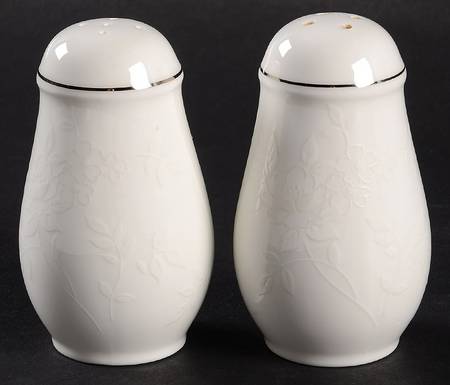 Rose Damask Salt & Pepper Set