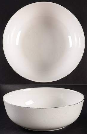 Rose Damask 8" Round Vegetable Bowl