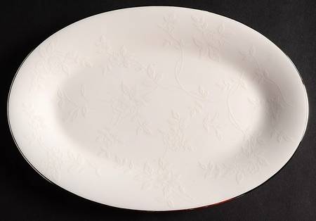 Rose Damask Butter Tray
