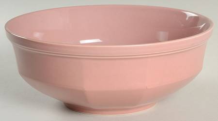 Rose Gray 8" Round Vegetable Bowl