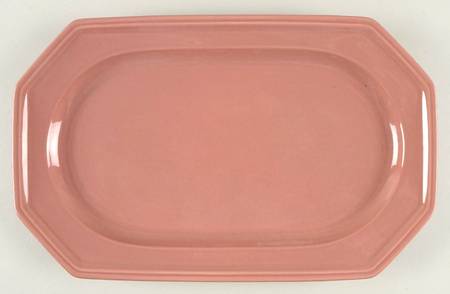 Rose Gray 15" Oval Serving Platter