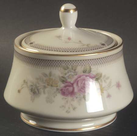 Rose Garden Sugar Bowl & Lid
