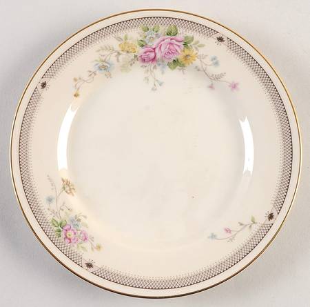 Rose Garden Salad Plate