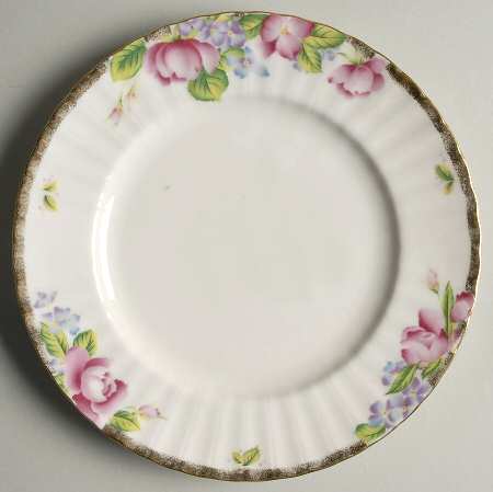 Rose Garland Salad Plate