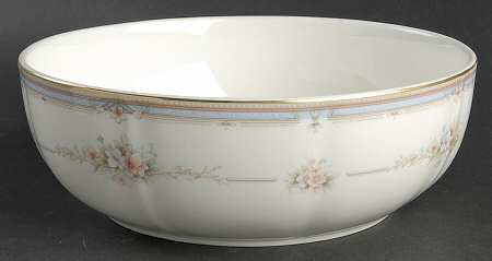 Romantic Garden 8" Round Vegetable Bowl
