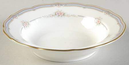 Romantic Garden Rim Fruit/Dessert (Sauce) Bowl