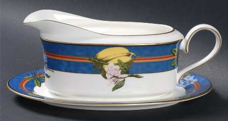 Royal Garden Gravy Boat & Underplate