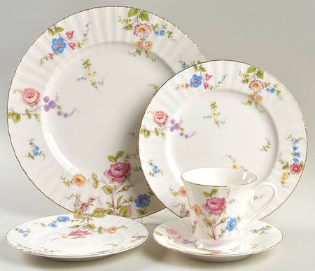 Rose Glow 5 Piece Place Setting