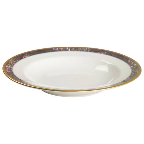 Royal Glimmer Rim Soup Bowl