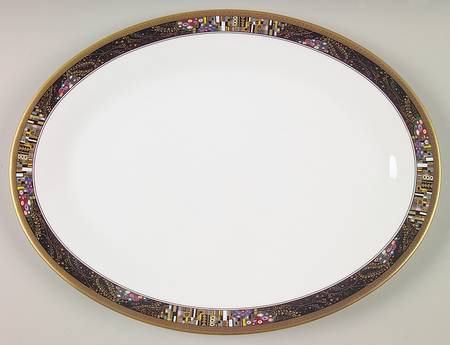Royal Glimmer 14" Oval Serving Platter