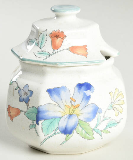 Rose Hips Sugar Bowl & Lid