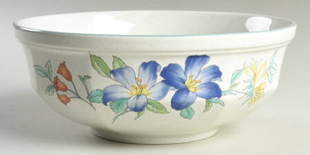 Rose Hips 8" Round Vegetable Bowl
