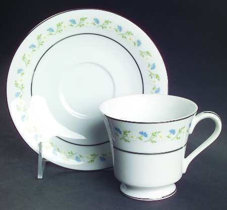 Romance Footed Cup & Saucer Set