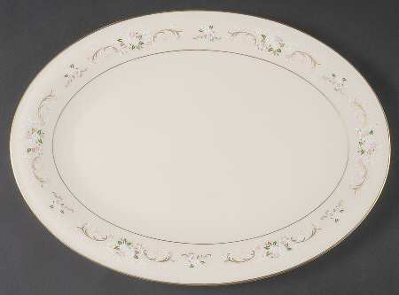 Romance 14" Oval Serving Platter