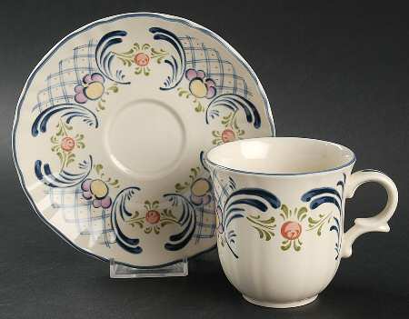 Romance Flat Cup & Saucer Set