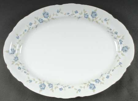 Rose Melody 16" Oval Serving Platter