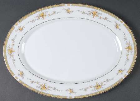 Romi 14" Oval Serving Platter
