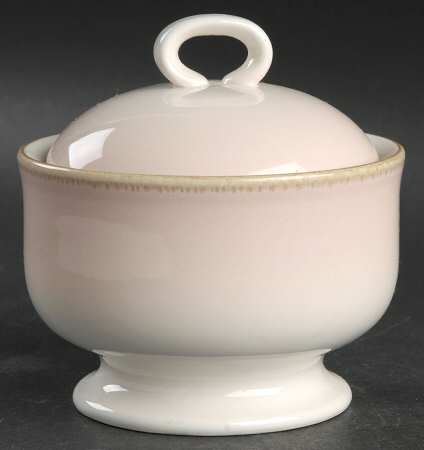 Rose Mist Sugar Bowl & Lid