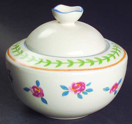 Rose Parade Sugar Bowl & Lid