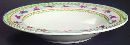 Rose Parade Large Rim Soup Bowl
