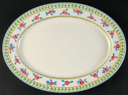 Rose Parade 15" Oval Serving Platter