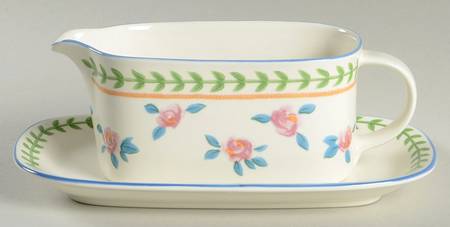 Rose Parade Gravy Boat & Underplate