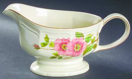 Rose Petals Gravy Boat