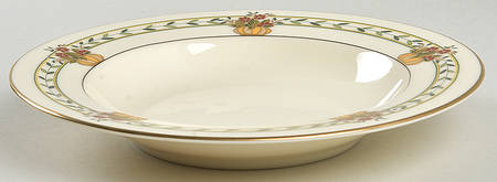 Rose Point Rim Soup Bowl