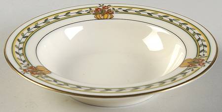 Rose Point Rim Fruit/Dessert (Sauce) Bowl