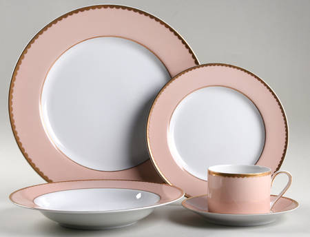 Rose Quartz 5 Piece Place Setting