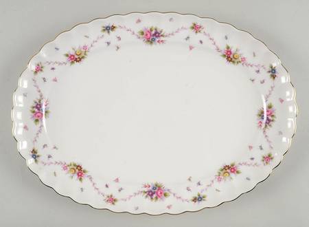 Royal Rose 14" Oval Serving Platter