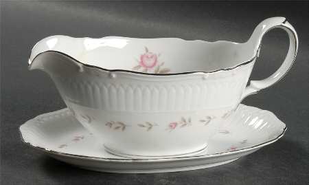 Royal Rose Gravy Boat & Underplate