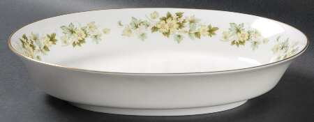 Rosecrest 10" Oval Vegetable Bowl