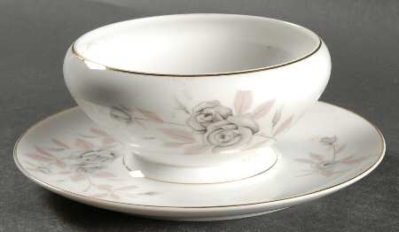 Rosecrest Gravy Boat with Attached Underplate