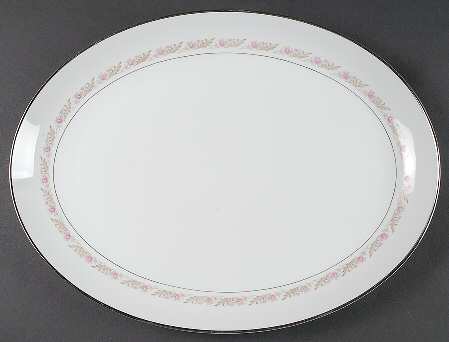 Rose Lane 16" Oval Serving Platter