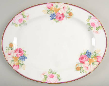 Rosemead 16" Oval Serving Platter