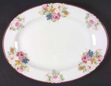Rosemead 14" Oval Serving Platter