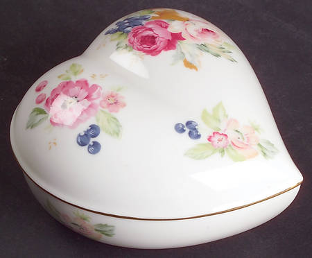 Rosemead Heart Shape Box & Lid by Mikasa