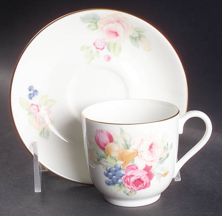 Rosemead Flat Demitasse Cup & Saucer Set
