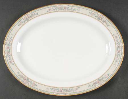 Roseville 14" Oval Serving Platter